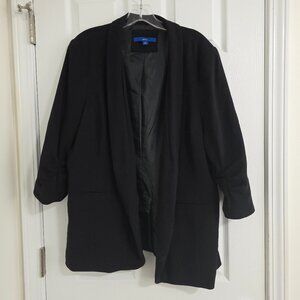 Apt. 9 Women's Front Power Hip Blazer Size XL Black